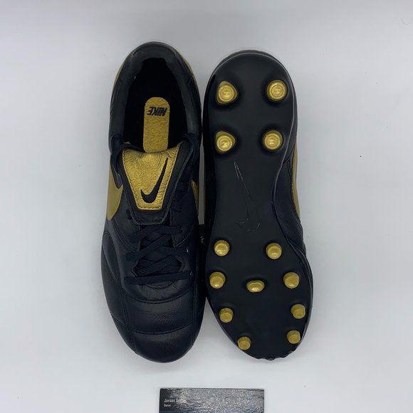 NEW Nike Kangaroo Premier 2 Cleats Black Gold